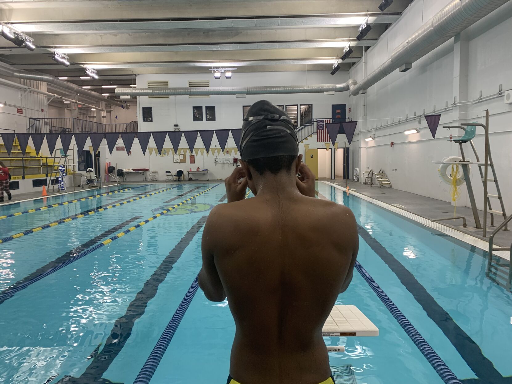 'I just swim' | Academy @ Shawnee student putting the 'I' in team